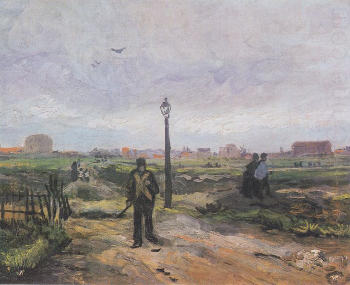 On the outskirts of Paris, Vincent Van Gogh